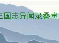 三国志异闻录叠毒流怎么玩,三国志异闻录叠毒流搭配推荐