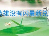 英雄没有闪最新兑换码码,英雄没有闪每周福利码分享