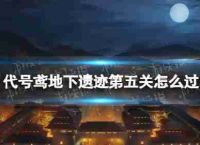 代码风筝地下废墟第五地下废墟5有多接近策略