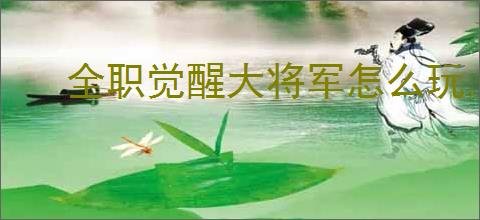全职觉醒大将军怎么玩,全职觉醒火枪手分支大将军加点推荐